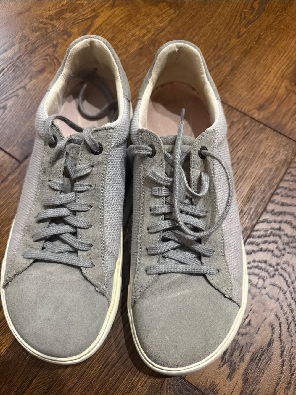 Birkenstock Grey Canvas Sneakers.  Women’s Size 42 (10.5-11)